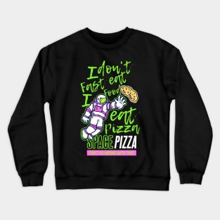 Astronaut Pizza Crewneck Sweatshirt